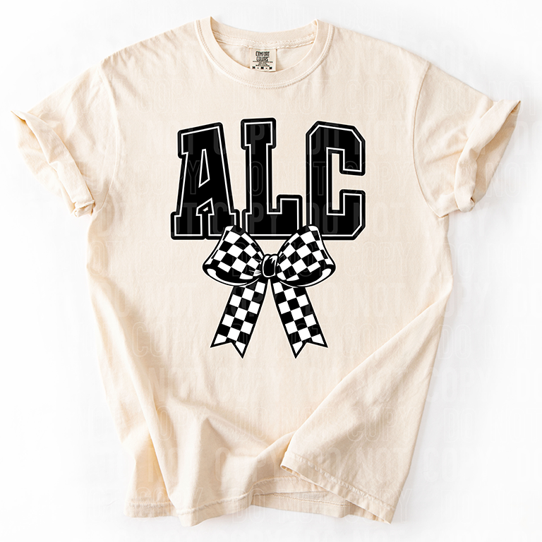 ALC CHECKERED BOW