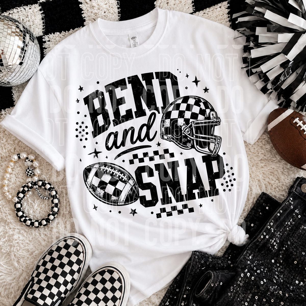 BEND AND SNAP DISTRESSED FOOTBALL