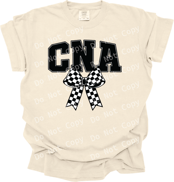 CNA CHECKERED BOW