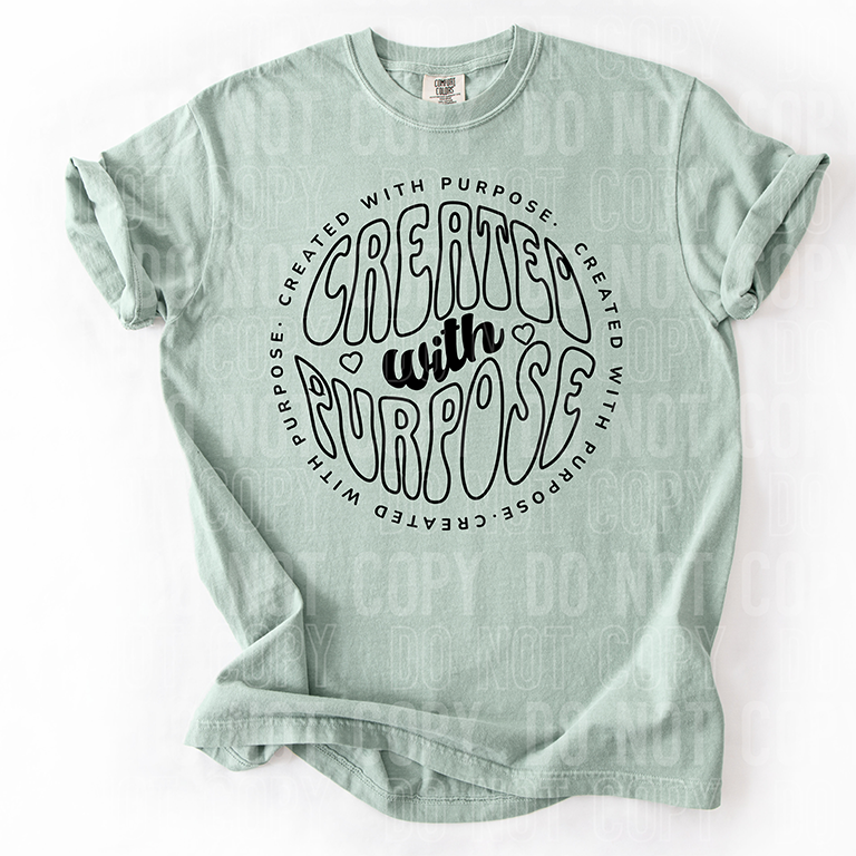CREATED WITH PURPOSE BLACK