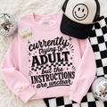 CURRENTLY TRYING TO ADULT