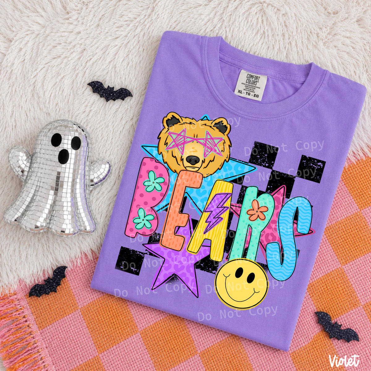 Checkered Mascot Bears
