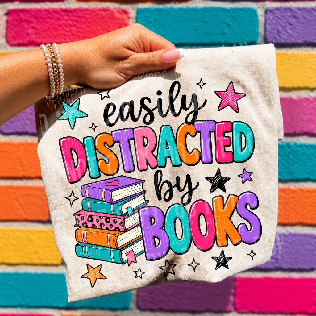 EASILY DISTRACTED BY BOOKS