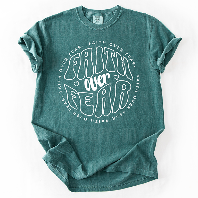 FAITH OVER FEAR WHITE