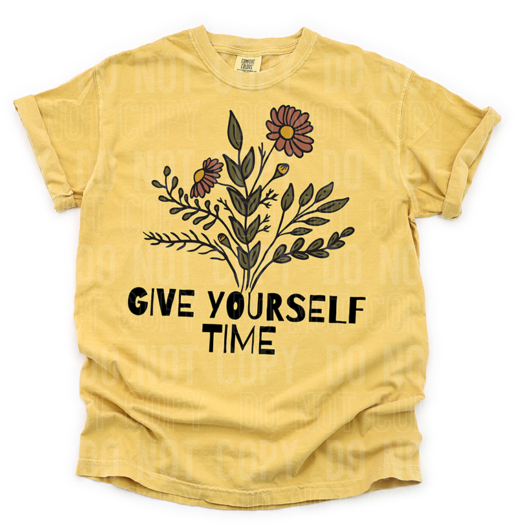 GIVE YOURSELF TIME BLACK FONT