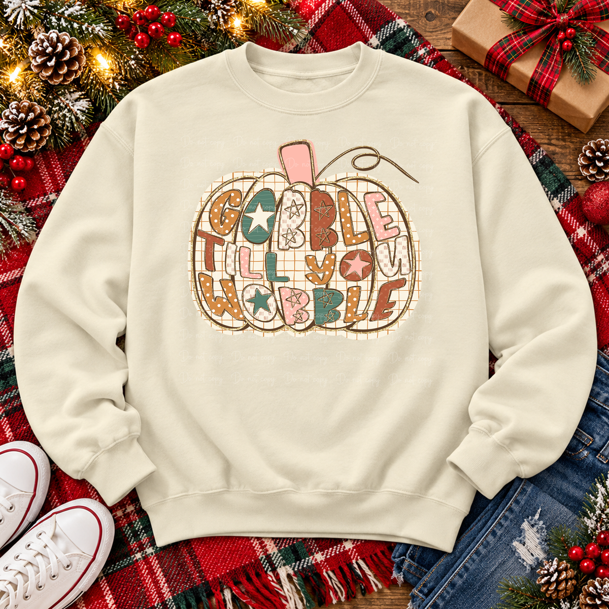 Gobble till you wobble with glitter