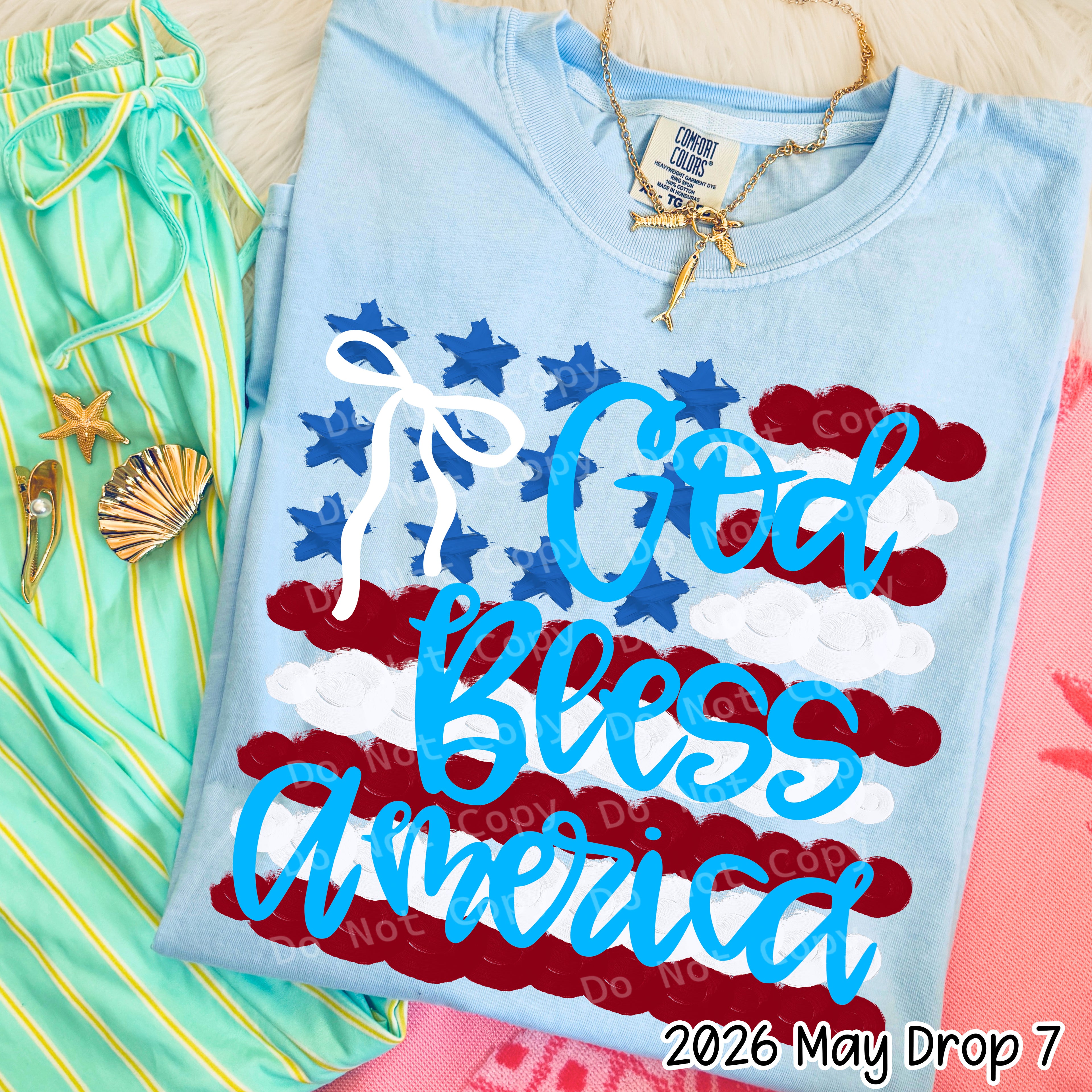 God bless America with bow