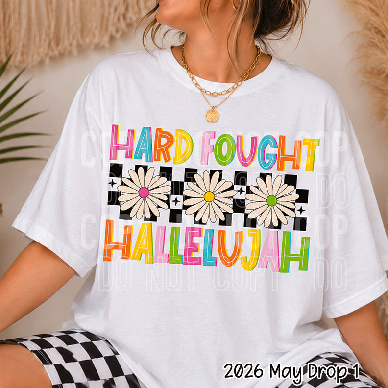 HARD FOUGHT HALLELUJAH CHECKERED
