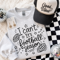 I CANT ITS FOOTBALL SEASON