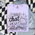 I TOLD CHAT GPT ABOUT YOU