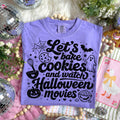 LETS BAKE COOKIES AND WATCH HALLOWEEN MOVIES black