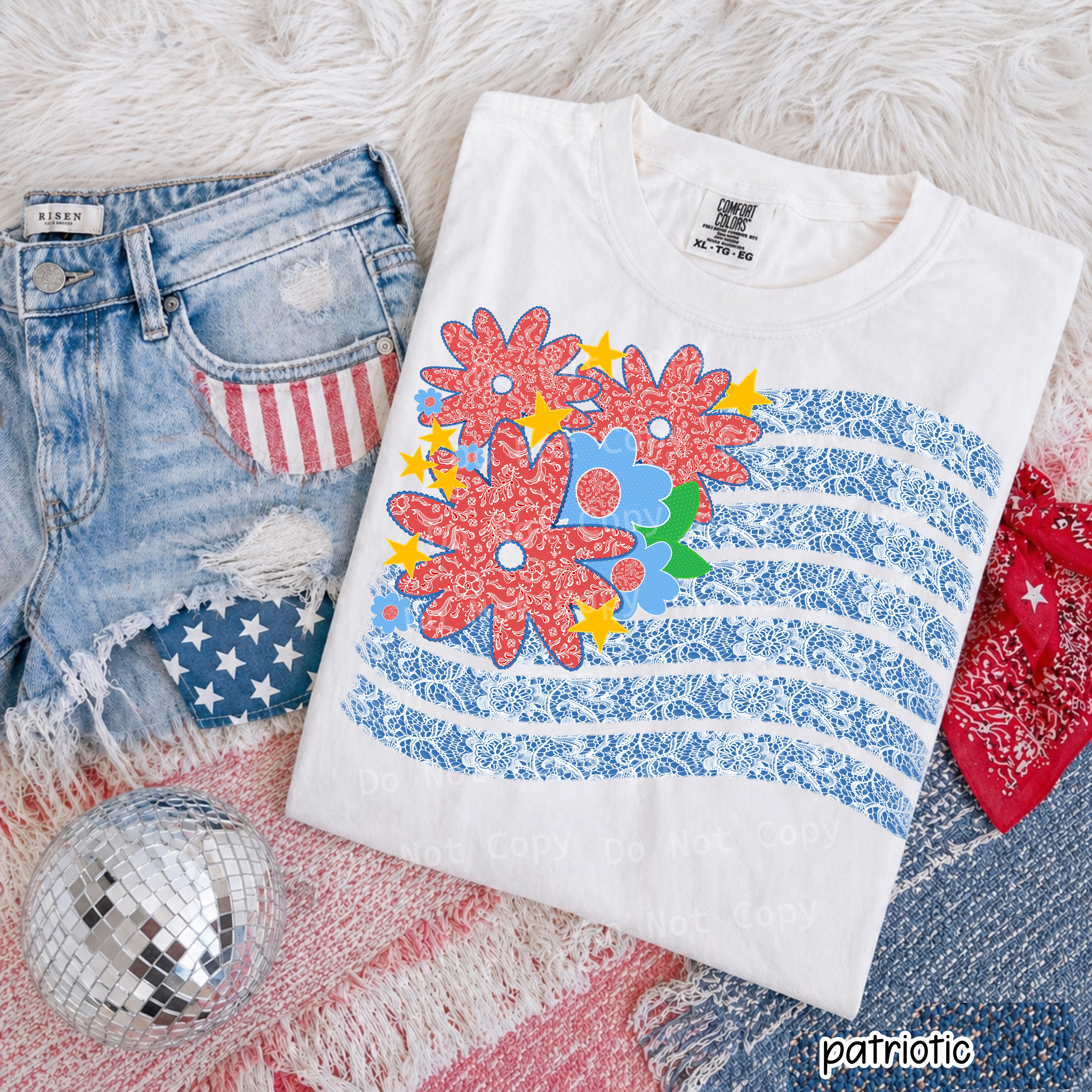 Lace American Flag