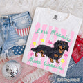 Less Meanies More Weenies Black Tan Long Hair