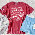 MY FAVORITE CHILDHOOD MEMORY white