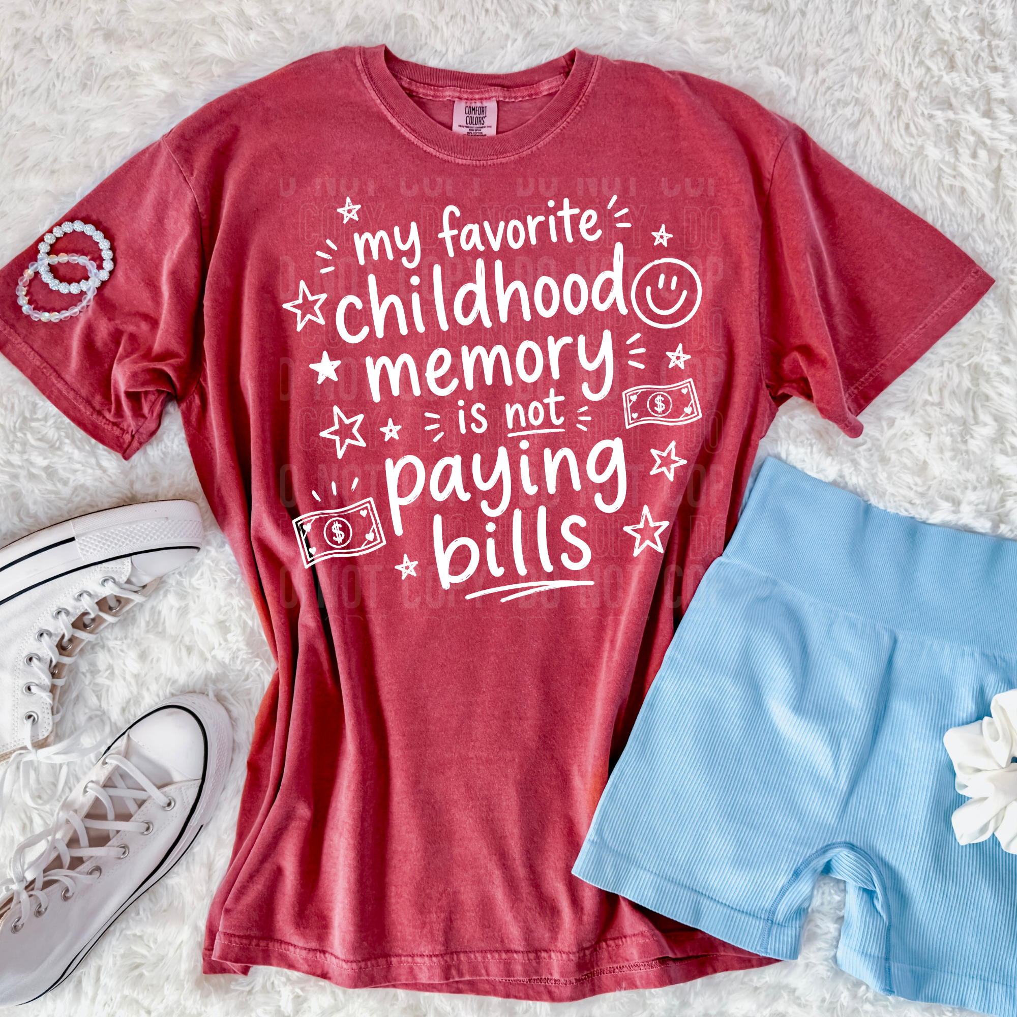 MY FAVORITE CHILDHOOD MEMORY white
