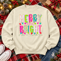 Merry and bright glitter
