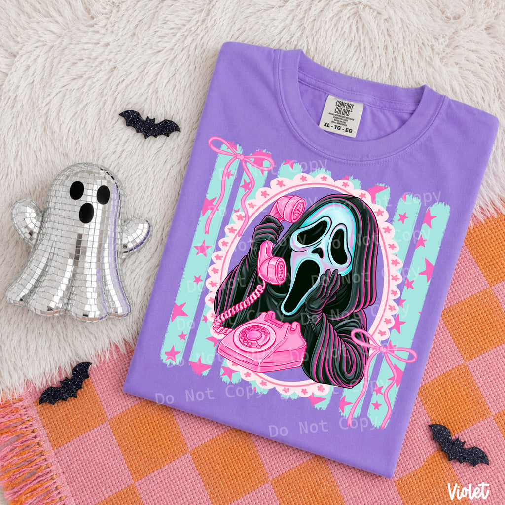 Preppy horror ghost face