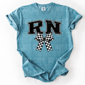 RN CHECKERED BOW