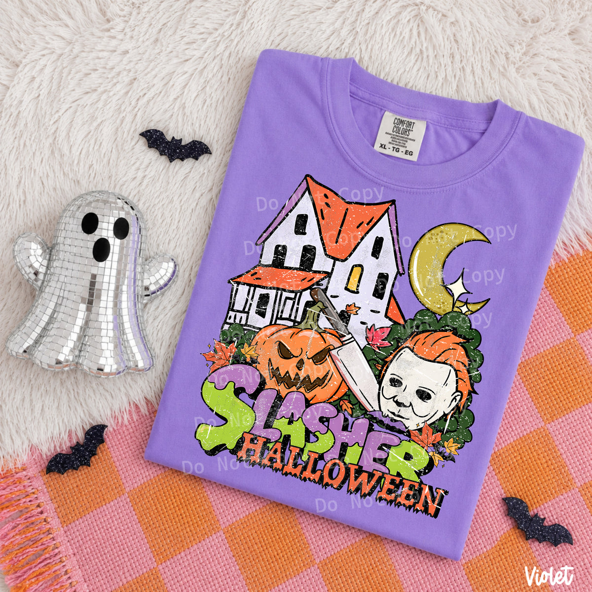 Slasher Halloween distressed