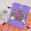 Spooky with bow and ghosts
