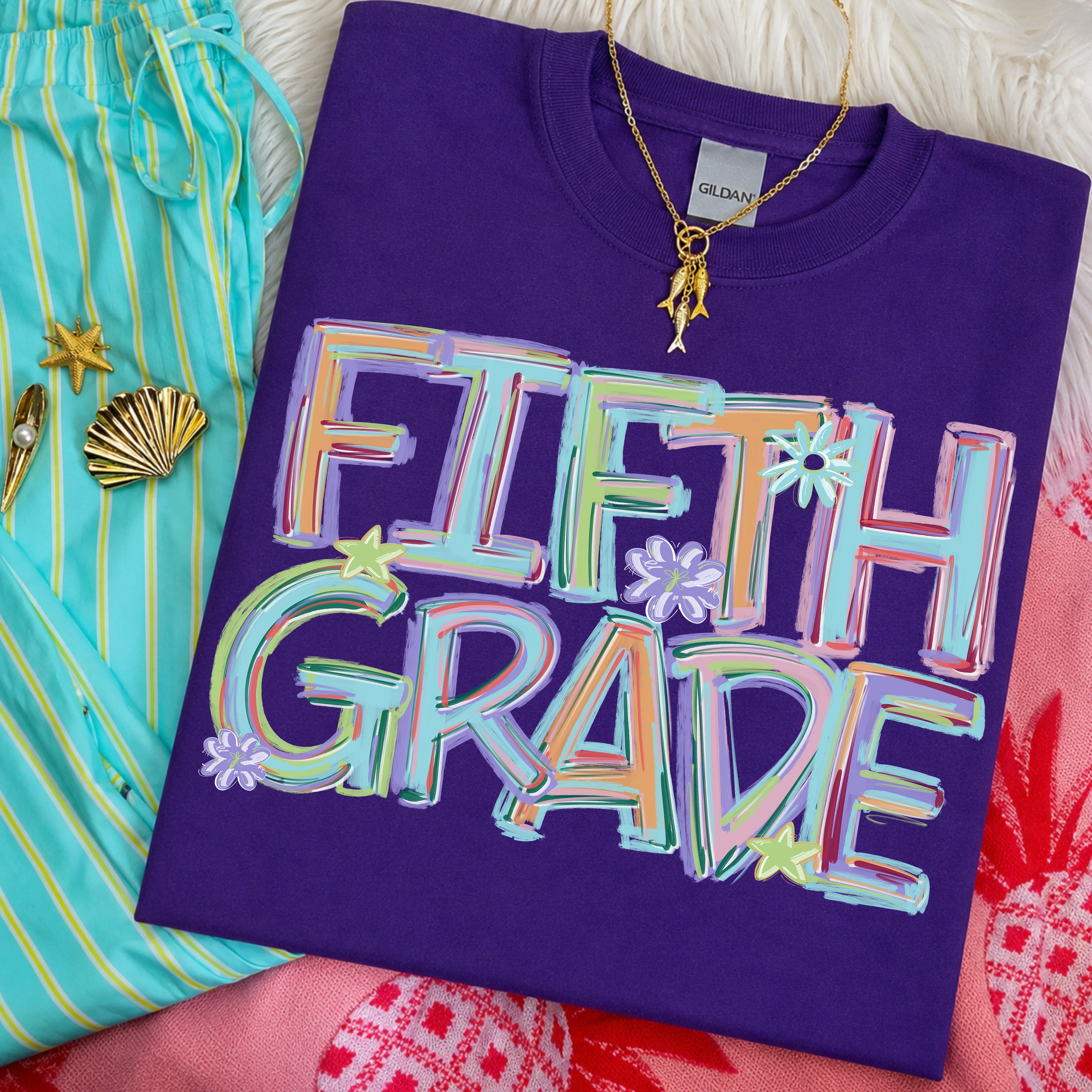 Tilted Grade Levels Gildan Purple 02-02