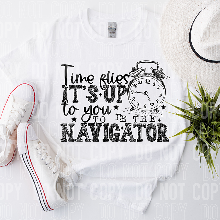 TIME FLIES BLACK FONT