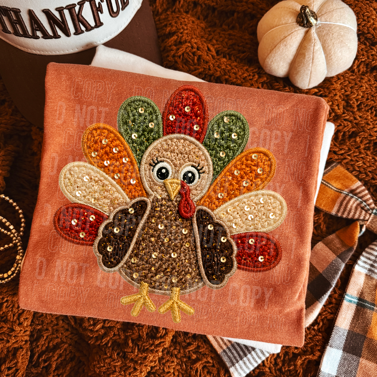 TURKEY FAUX EMBROIDERY