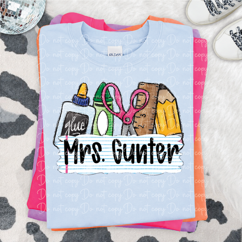 Custom Teacher Name Plate- Digital