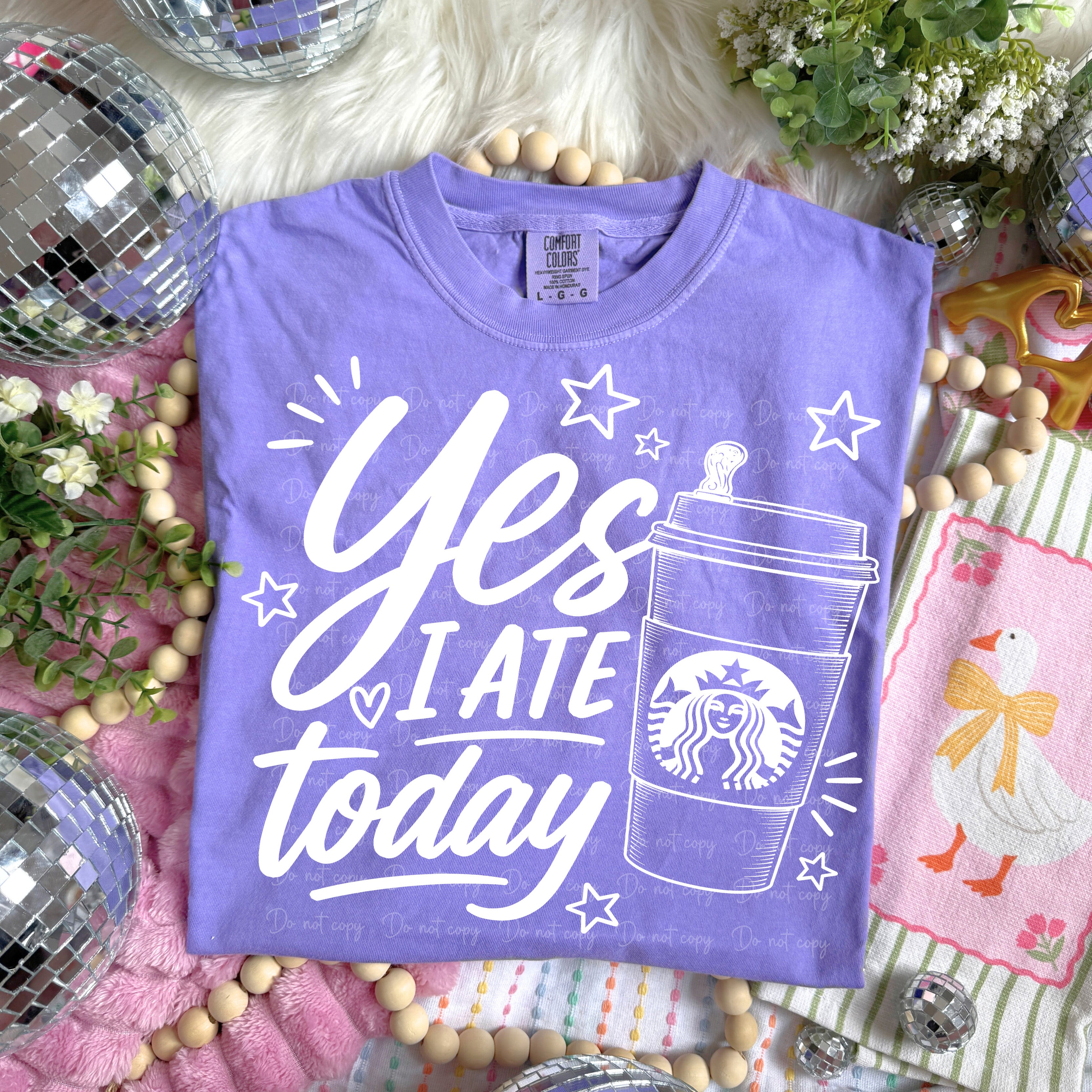 YES I ATE TODAY STARBUCKS