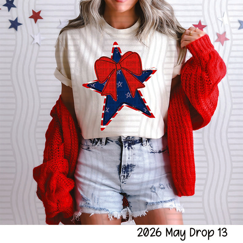 Star red bow