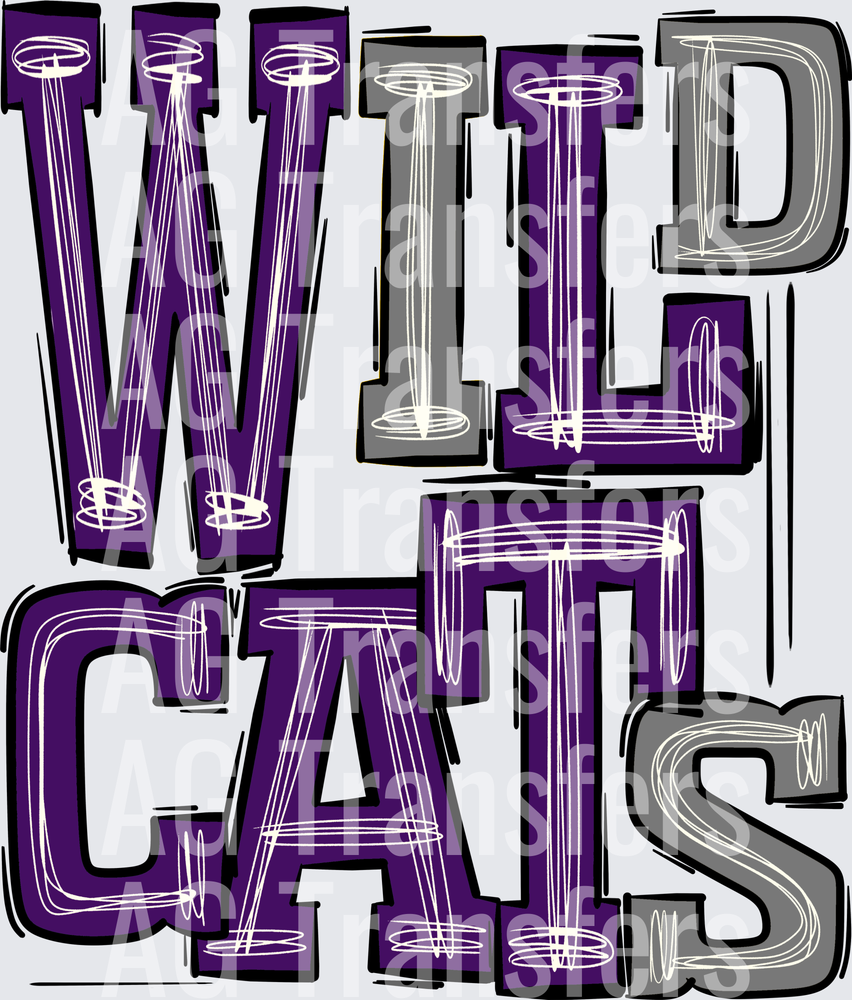 Wildcats Purple Gray