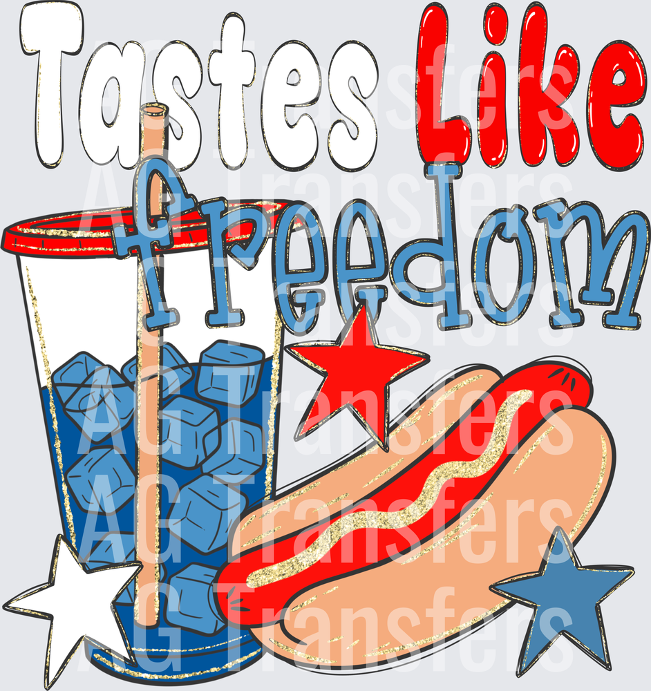 Tastes like freedom iced coffeee