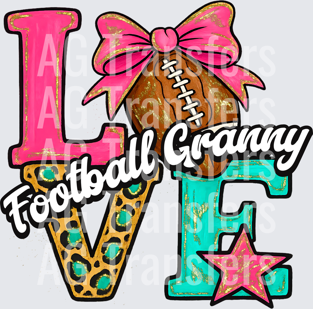 Love Football Granny HWDS