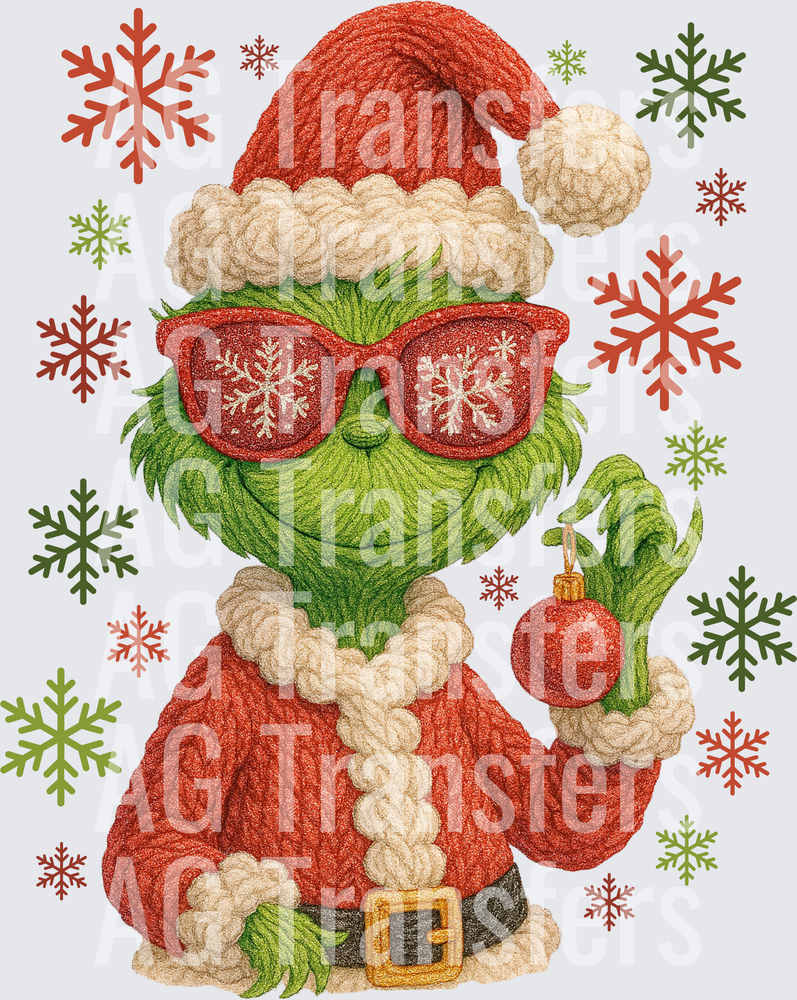 CHRISTMAS CHARACTER G FAUX YARN