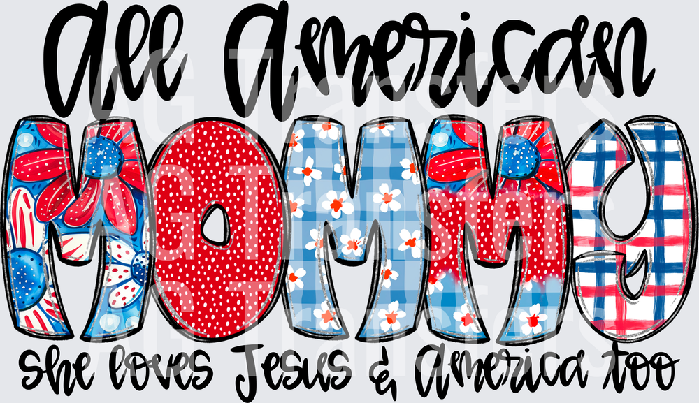 Mommy patriotic
