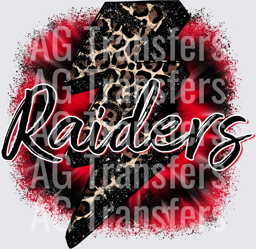 Raiders Black Red