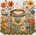 coffee and flowers