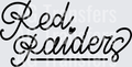 Hand Lettered Red Raiders