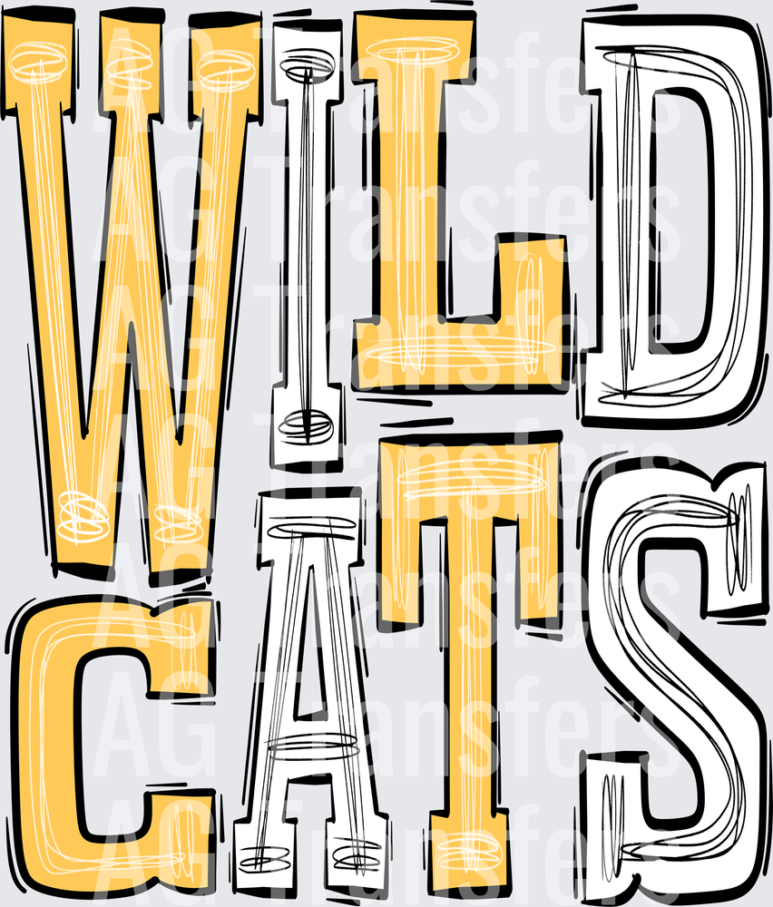 Wildcats-Yellow-White