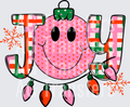Joy smiley ornament