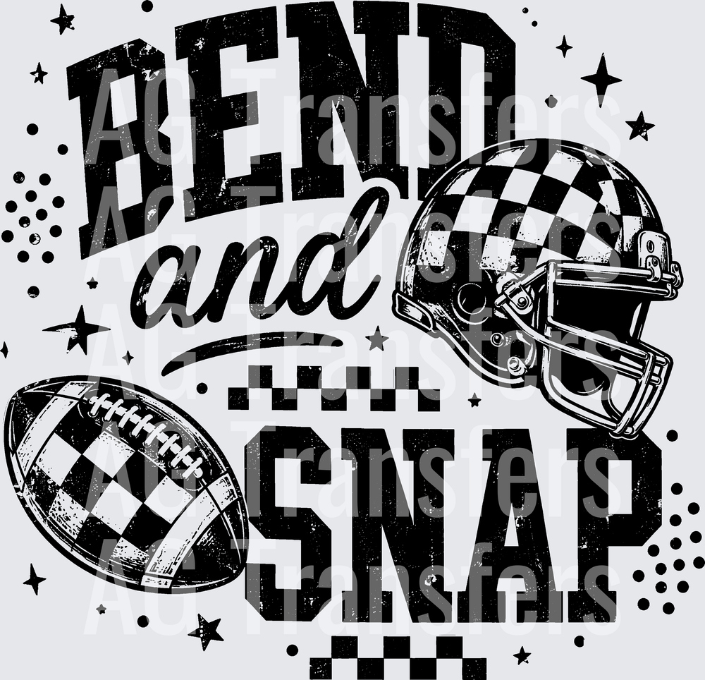 BEND AND SNAP DISTRESSED FOOTBALL