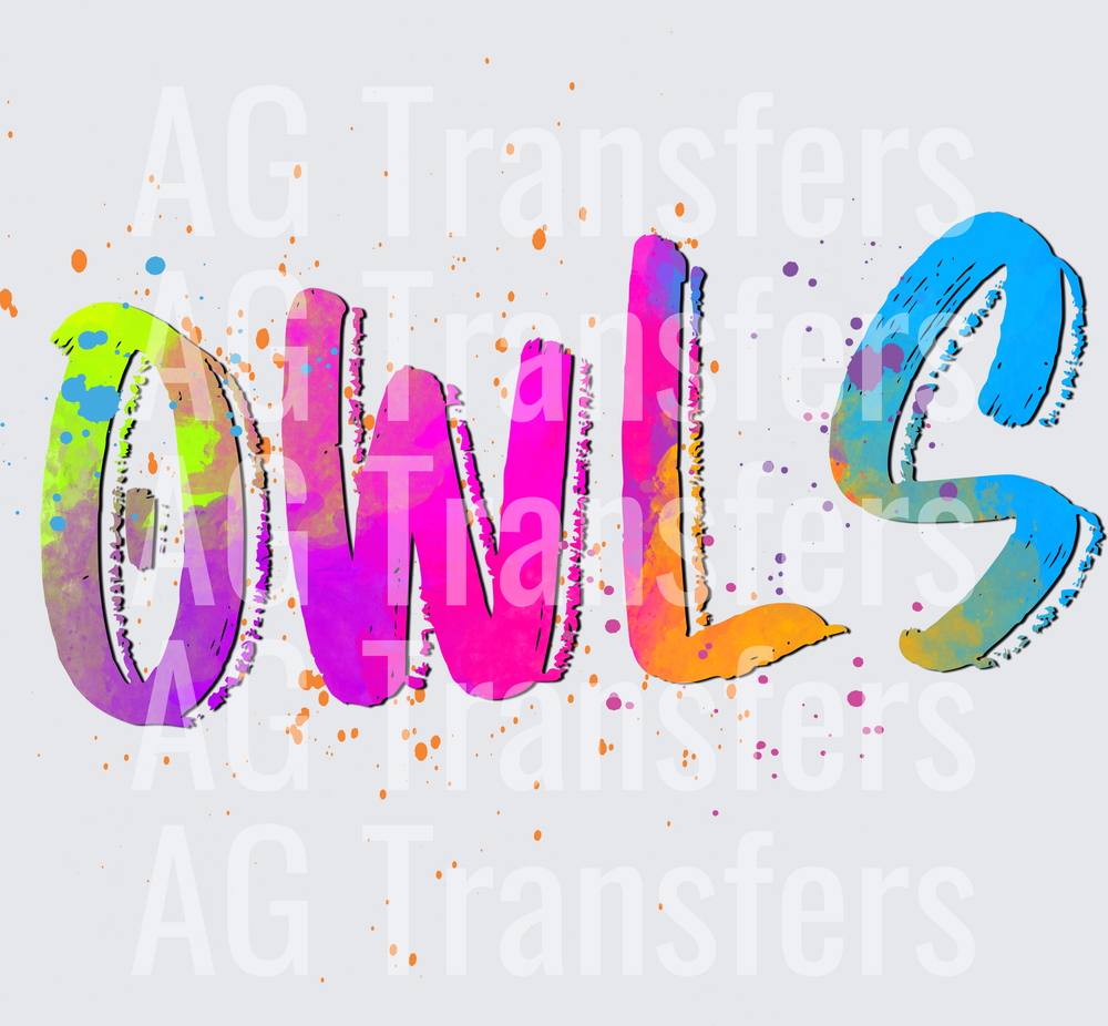 NEON MASCOTS Owls