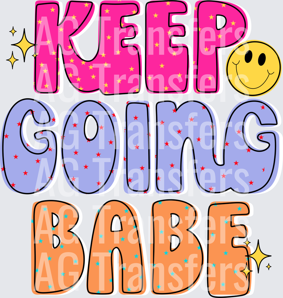 Keep going babe