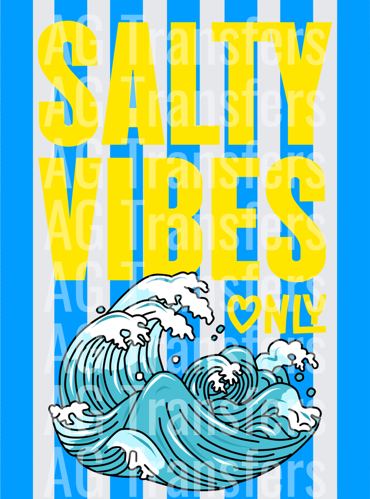 Salty vibes blue