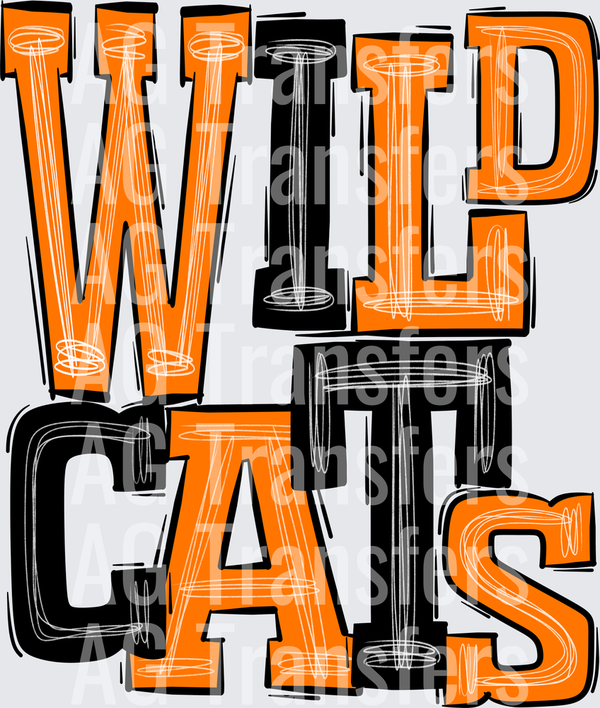 Wildcats Orange and Black