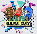 Retro Game Day LIGHT BLUE