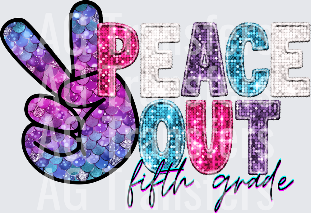 mermaid peace out fifth grade