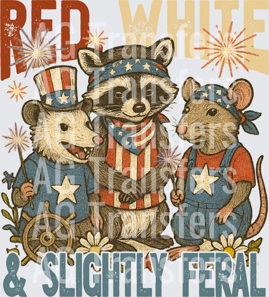 RedWhiteSlightlyFeral