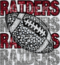 Raiders maroon silver