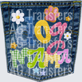 DOG MAMA DENIM POCKET